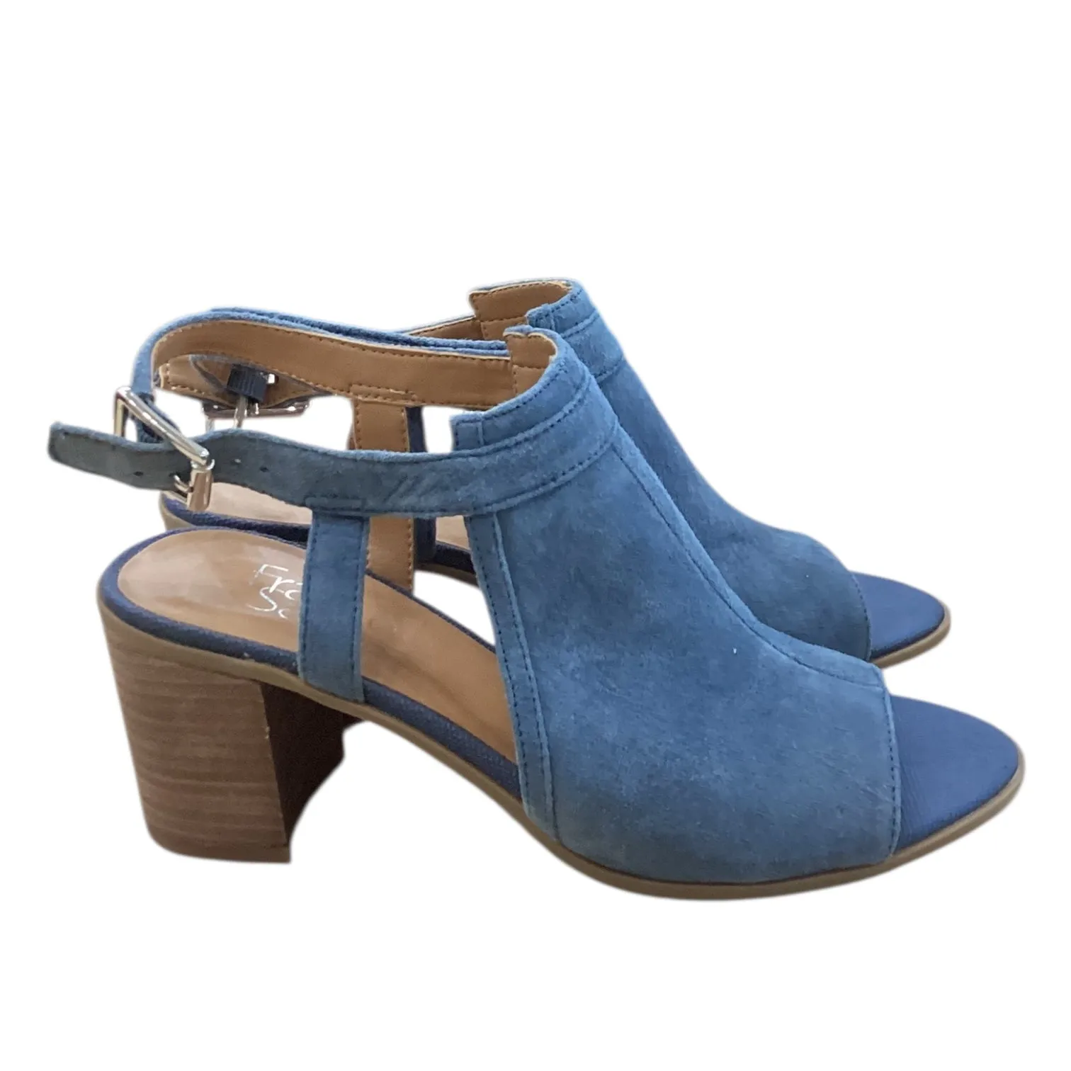 Shoes Heels Block By Franco Sarto In Blue, Size:7.5