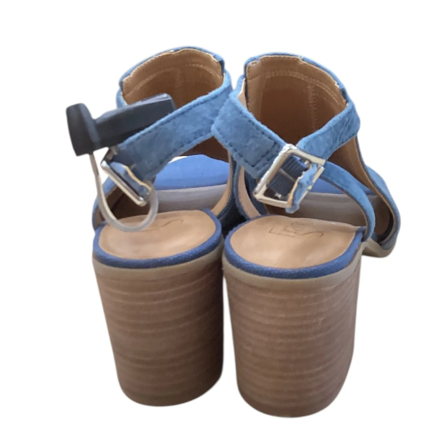 Shoes Heels Block By Franco Sarto In Blue, Size:7.5