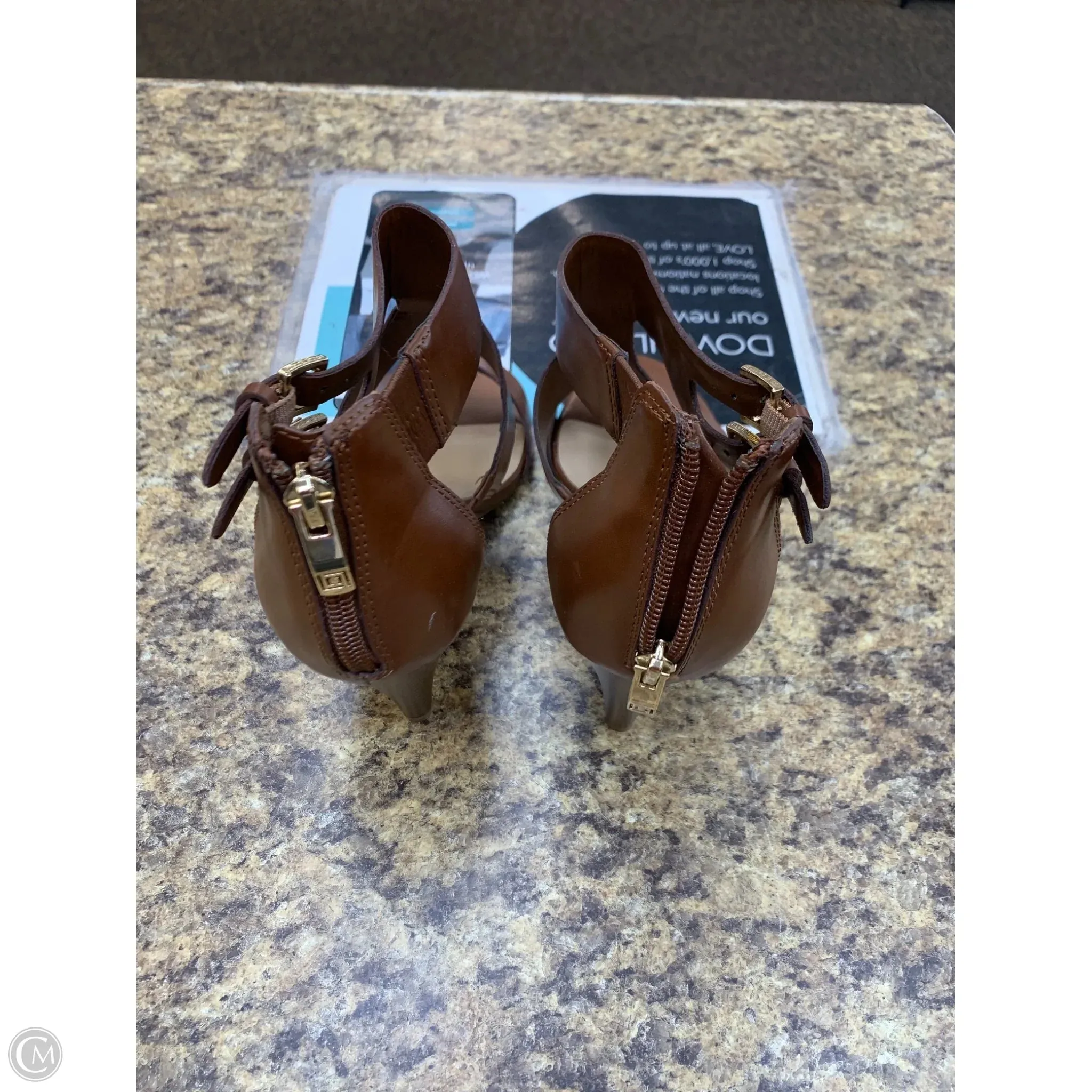 Shoes Heels Block By Liz Claiborne In Brown, Size: 9