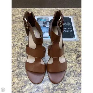 Shoes Heels Block By Liz Claiborne In Brown, Size: 9