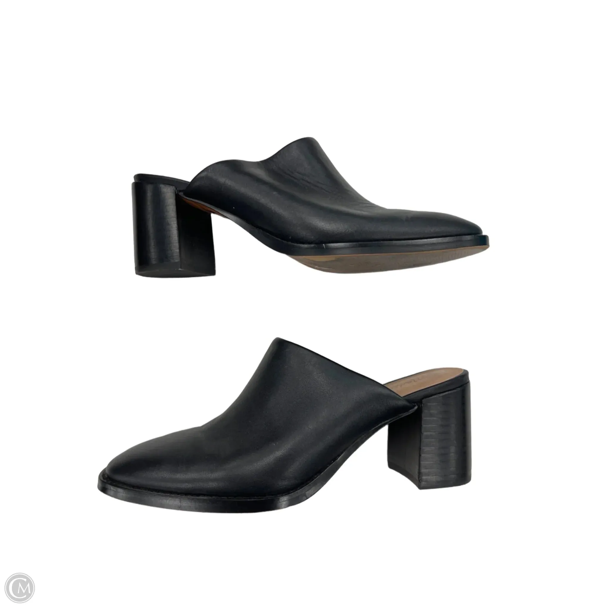 Shoes Heels Block By Madewell In Black, Size: 8
