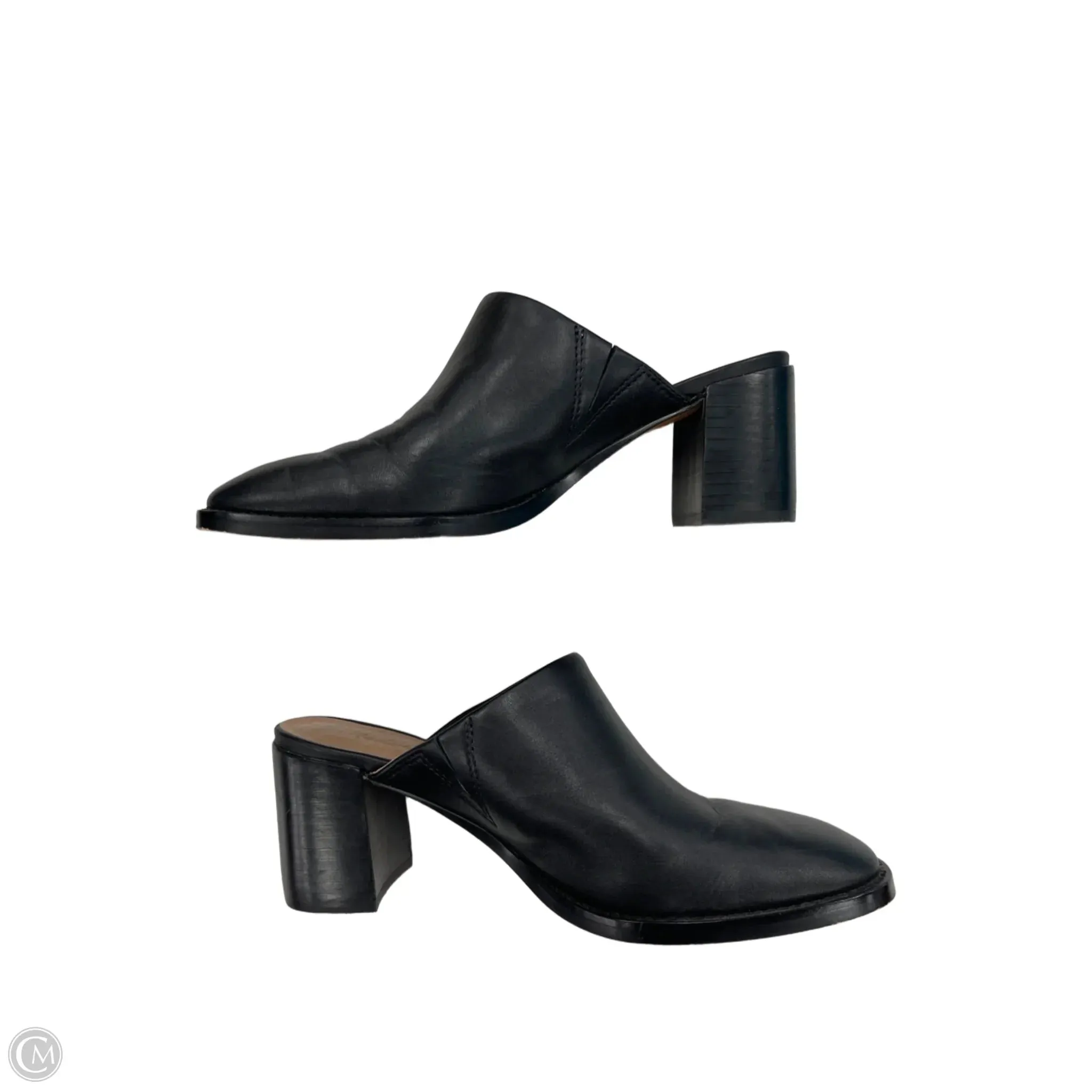 Shoes Heels Block By Madewell In Black, Size: 8