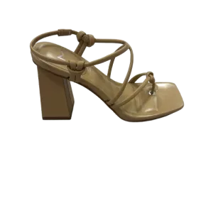 Shoes Heels Block By Marc Fisher In Cream, Size:5.5