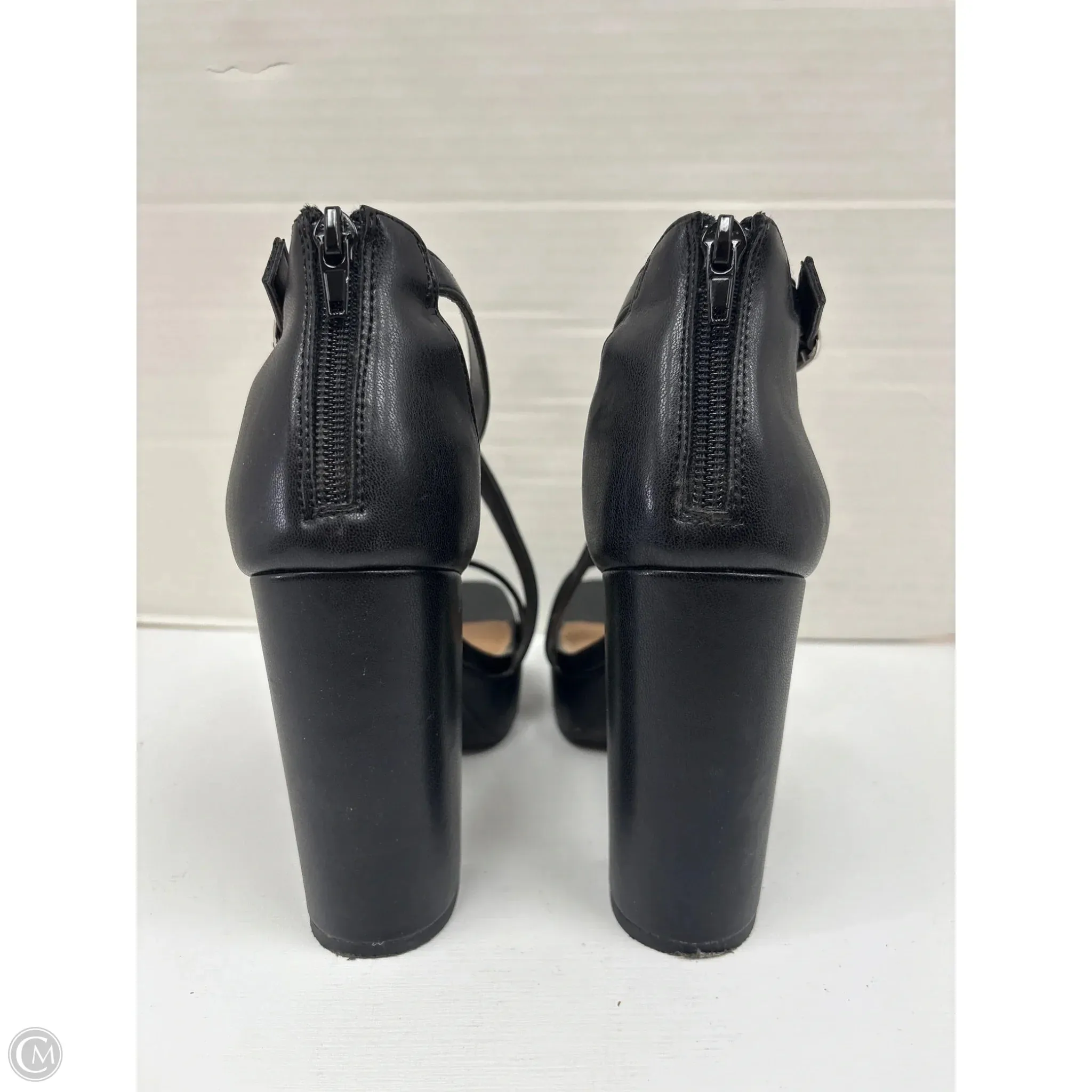 Shoes Heels Block By Report In Black, Size: 7