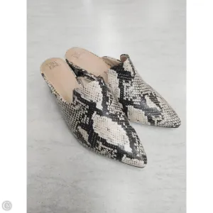 Shoes Heels Block By Time And Tru In Snakeskin Print, Size: 8