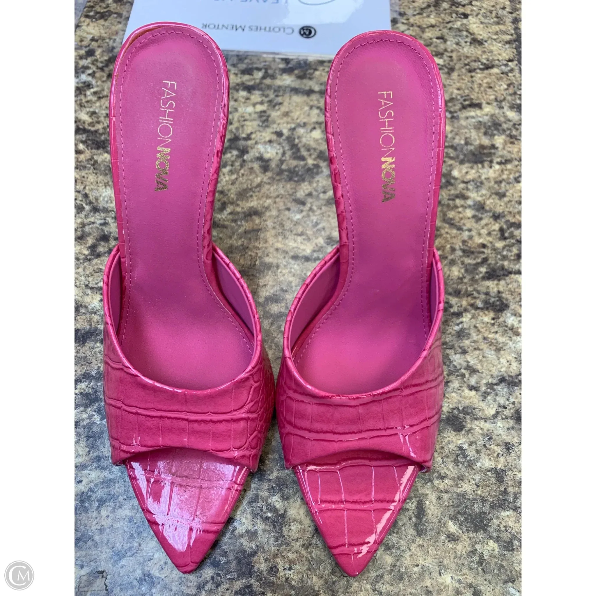 Shoes Heels Stiletto By Fashion Nova In Pink, Size: 7.5