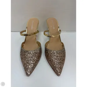 Shoes Heels Stiletto By Marc Fisher In Gold, Size: 9.5