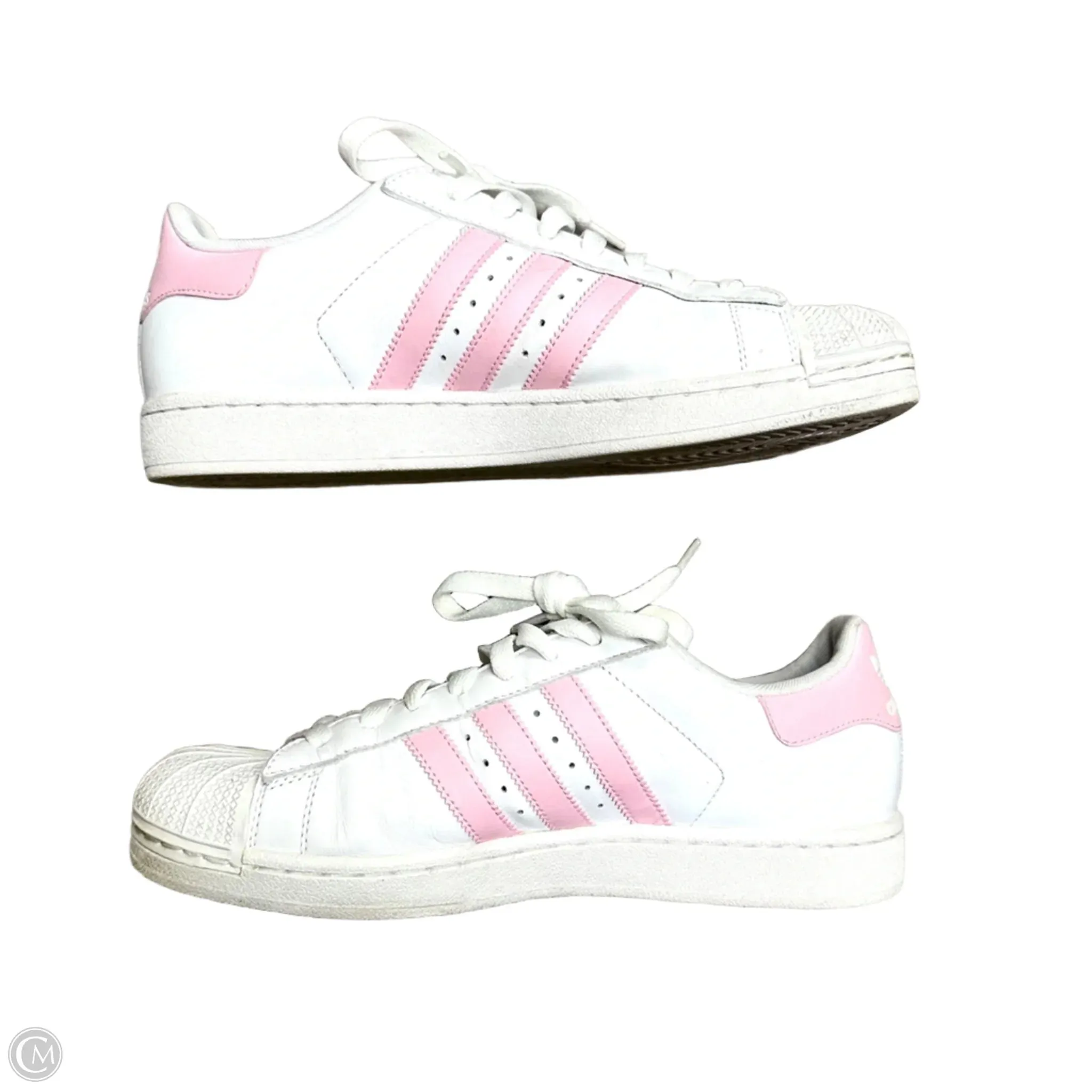 Shoes Sneakers By Adidas In Pink & White, Size: 10