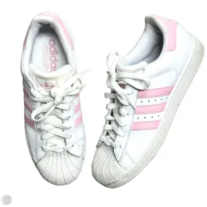 Shoes Sneakers By Adidas In Pink & White, Size: 10
