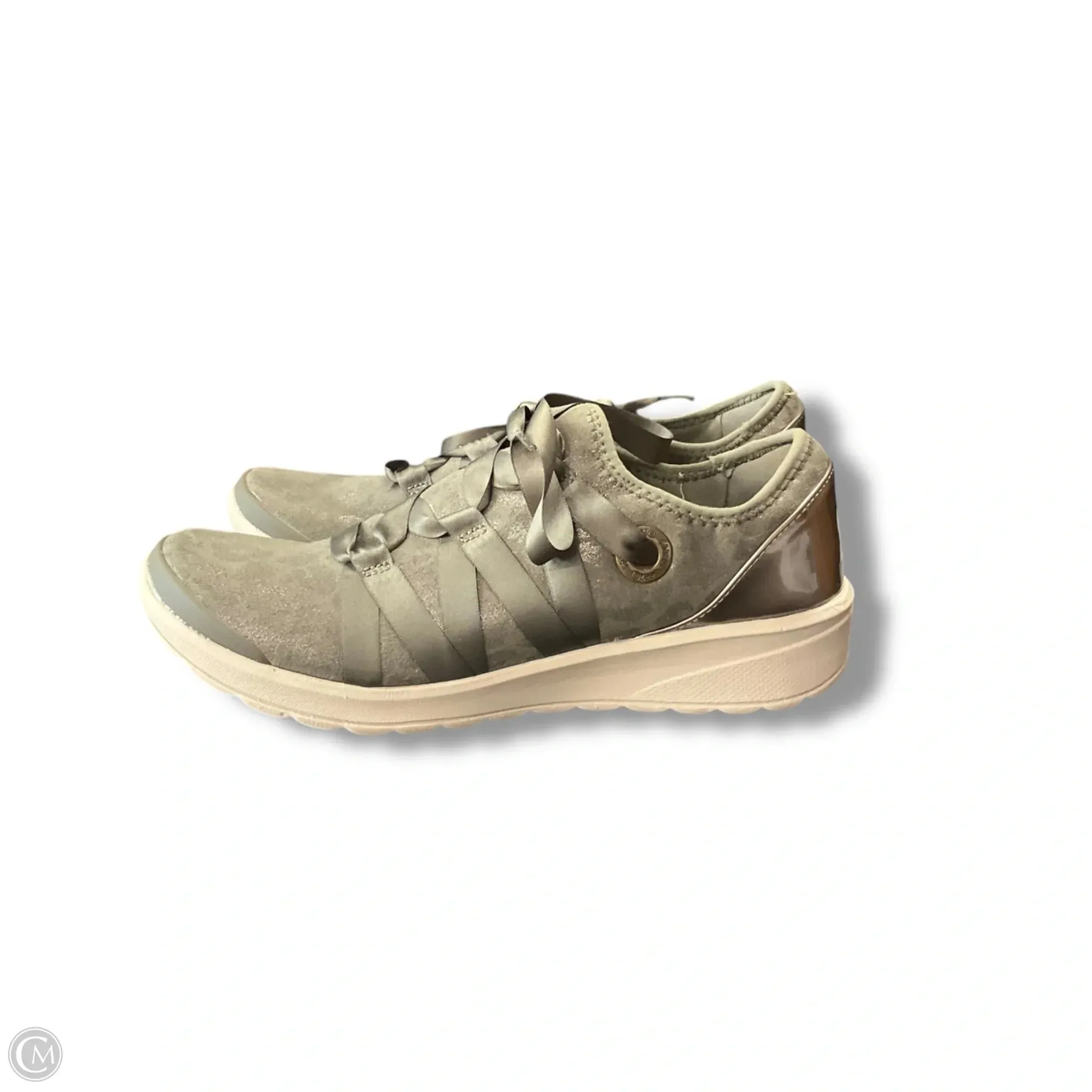 Shoes Sneakers By Bzees In Green, Size: 8.5