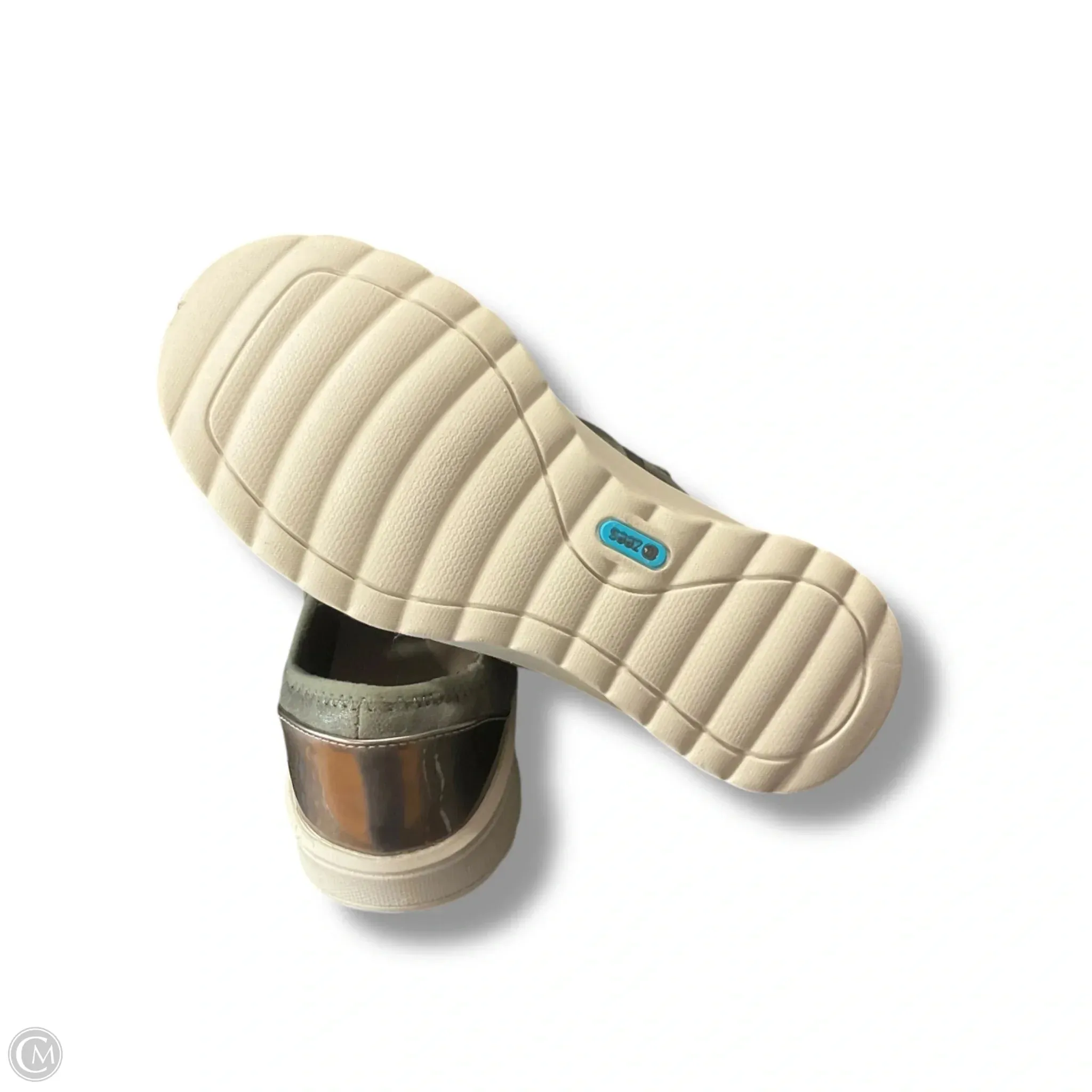 Shoes Sneakers By Bzees In Green, Size: 8.5