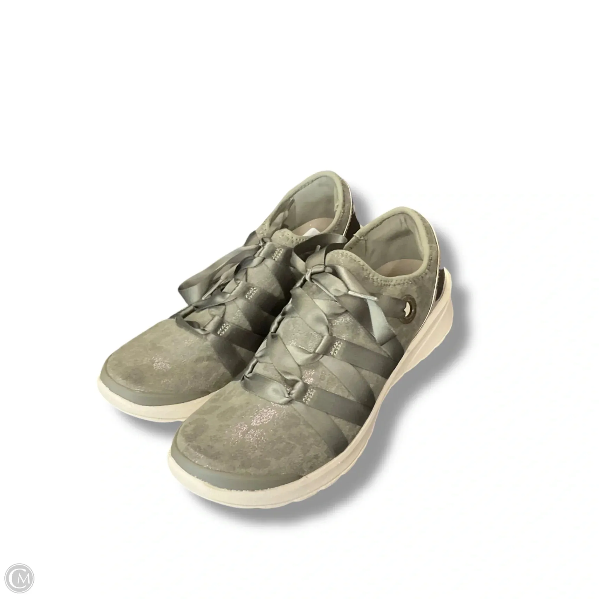 Shoes Sneakers By Bzees In Green, Size: 8.5