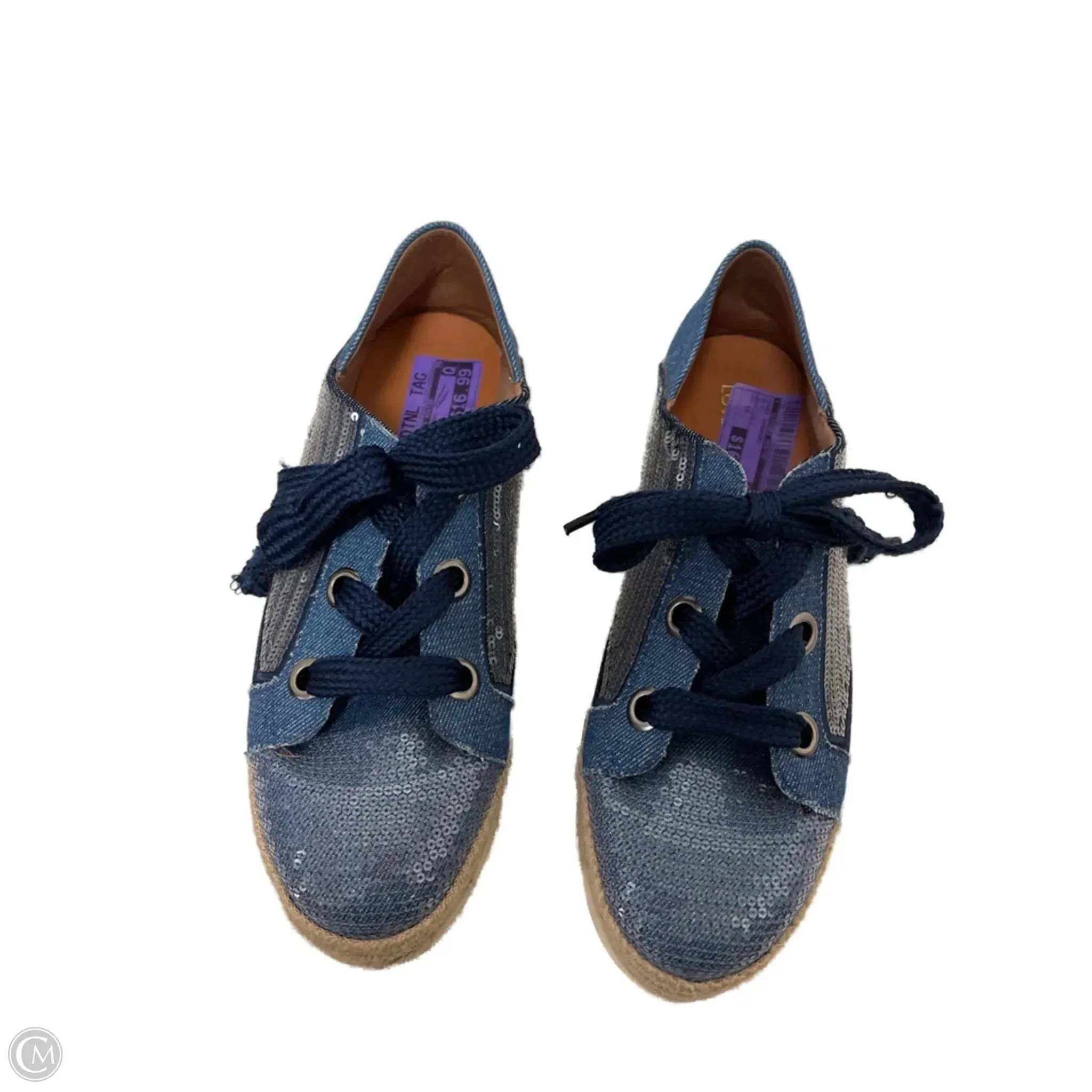 Shoes Sneakers By Clothes Mentor In Blue, Size: 10