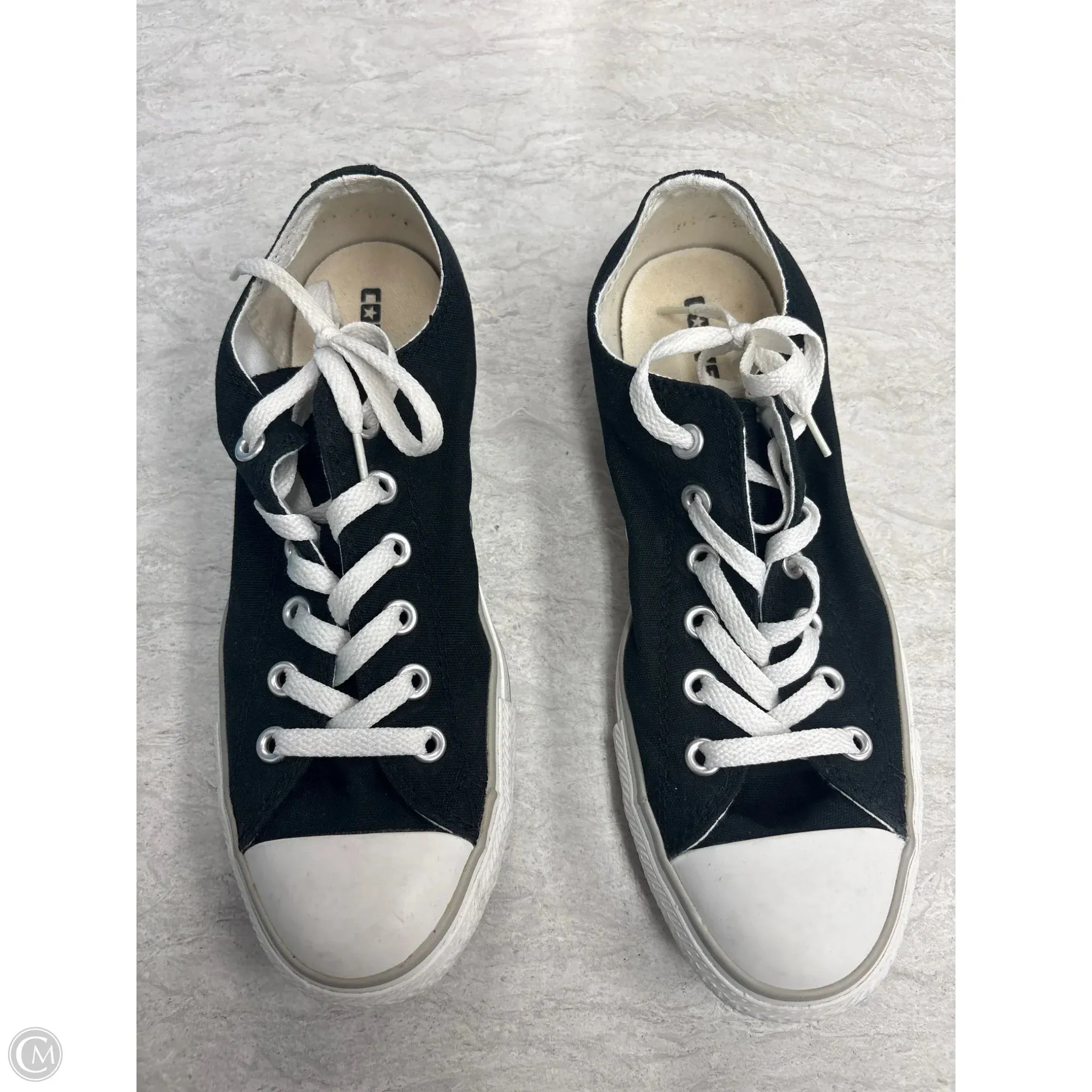 Shoes Sneakers By Converse In Black & White, Size: 9