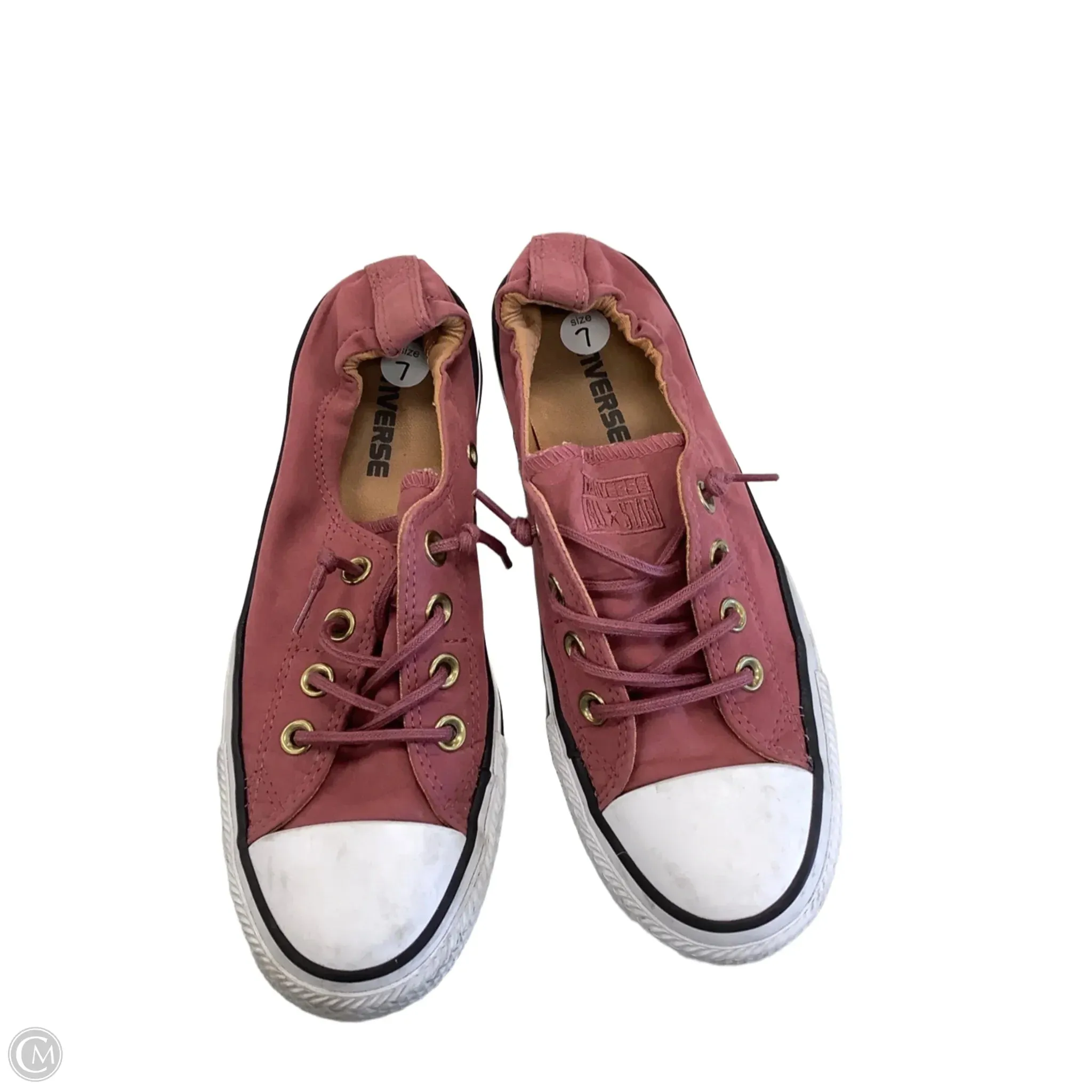 Shoes Sneakers By Converse In Maroon, Size: 7