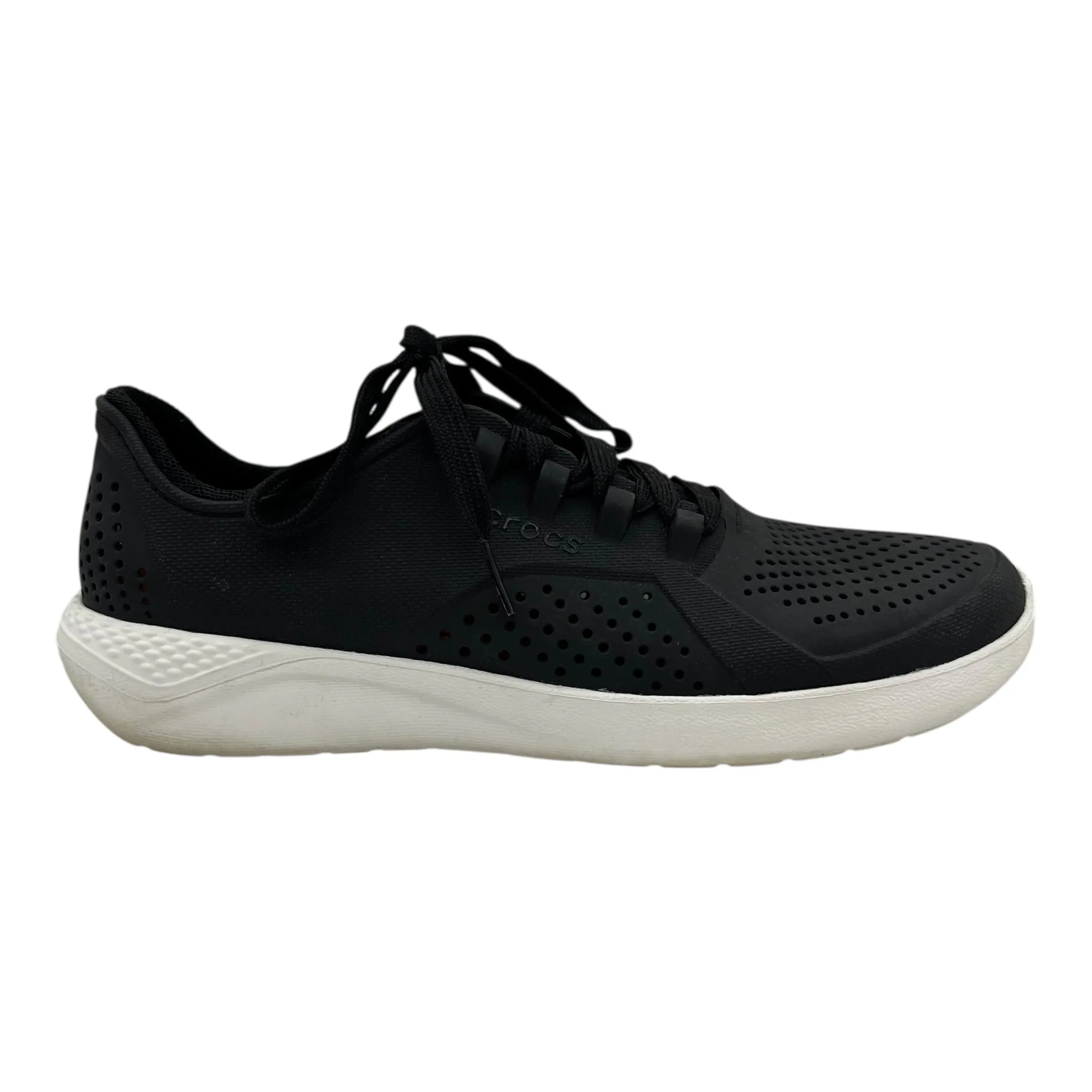 Shoes Sneakers By Crocs In Black, Size:9