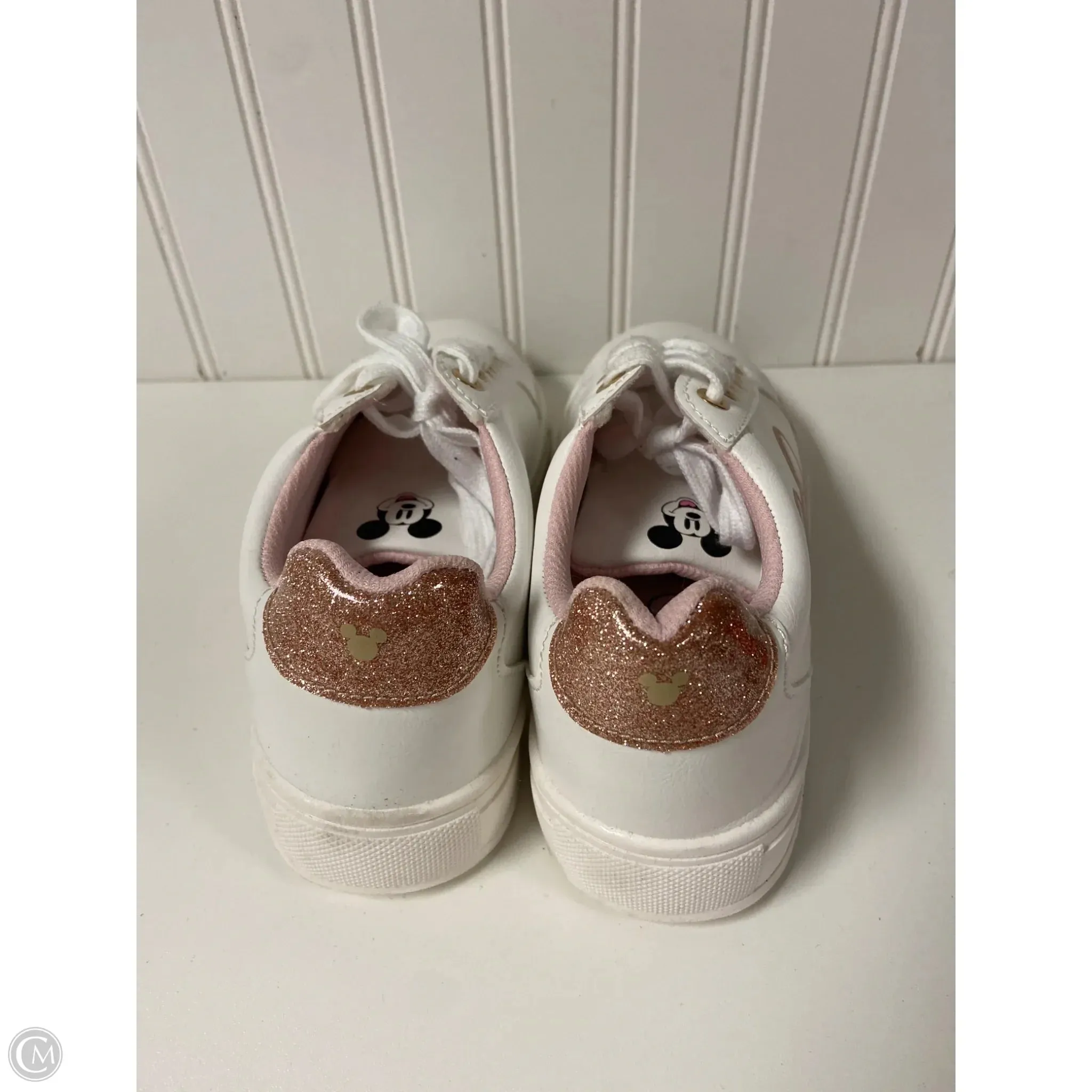 Shoes Sneakers By Disney Store In White, Size: 7