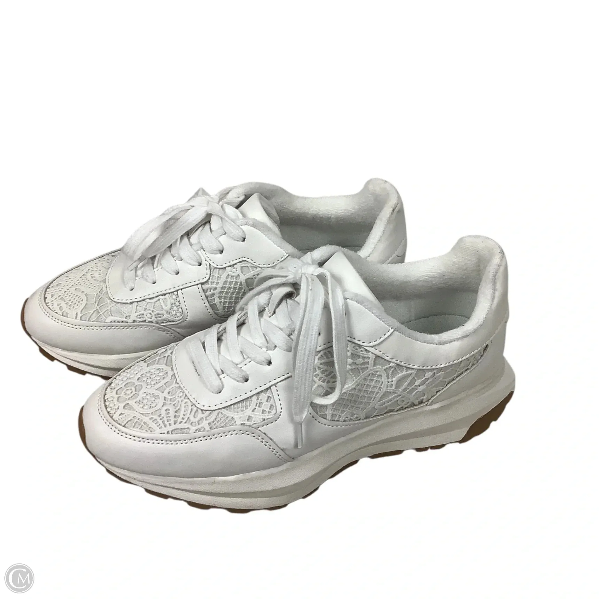 Shoes Sneakers By Jelly Pop In White, Size: 9