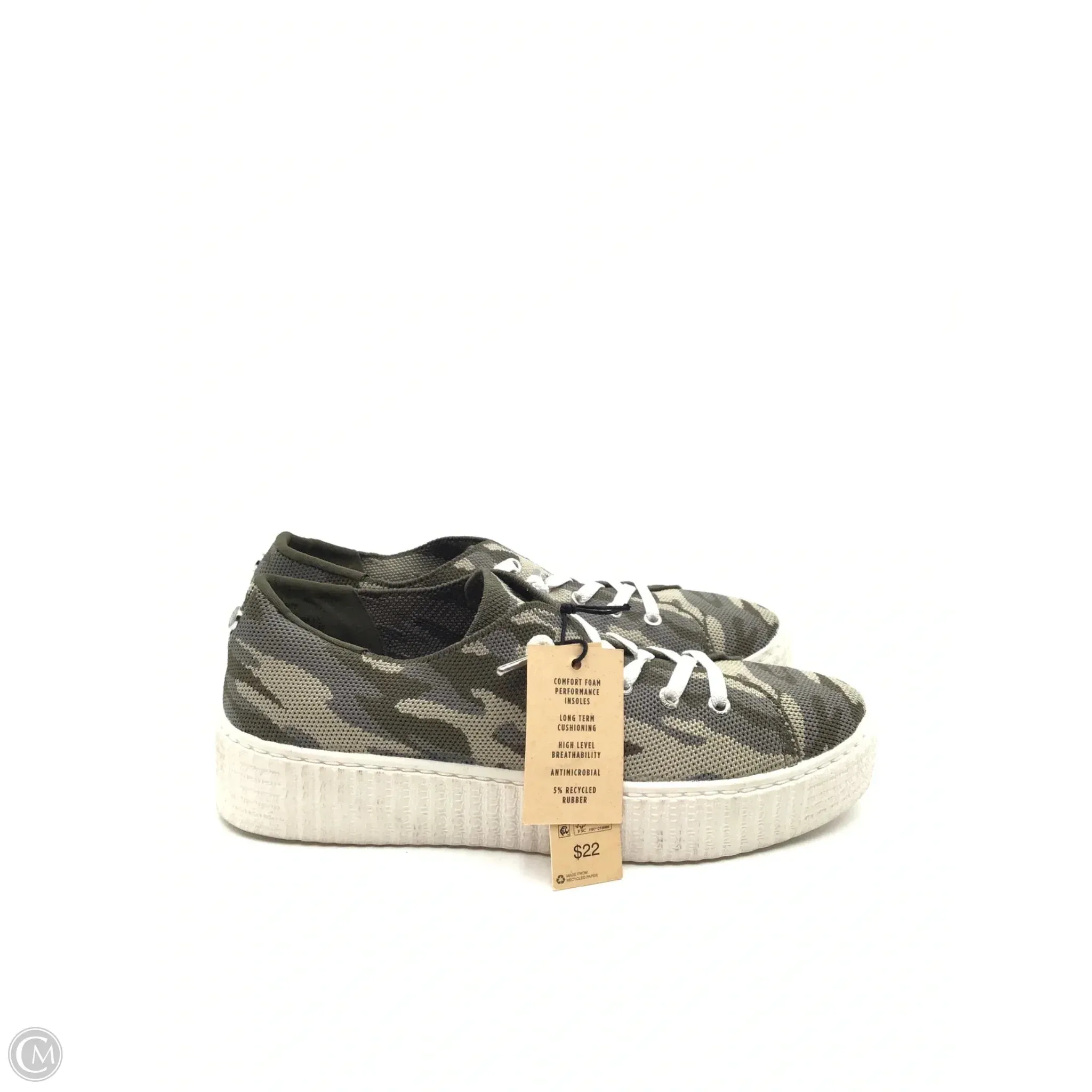 Shoes Sneakers By Madden Nyc In Camouflage Print, Size: 8.5