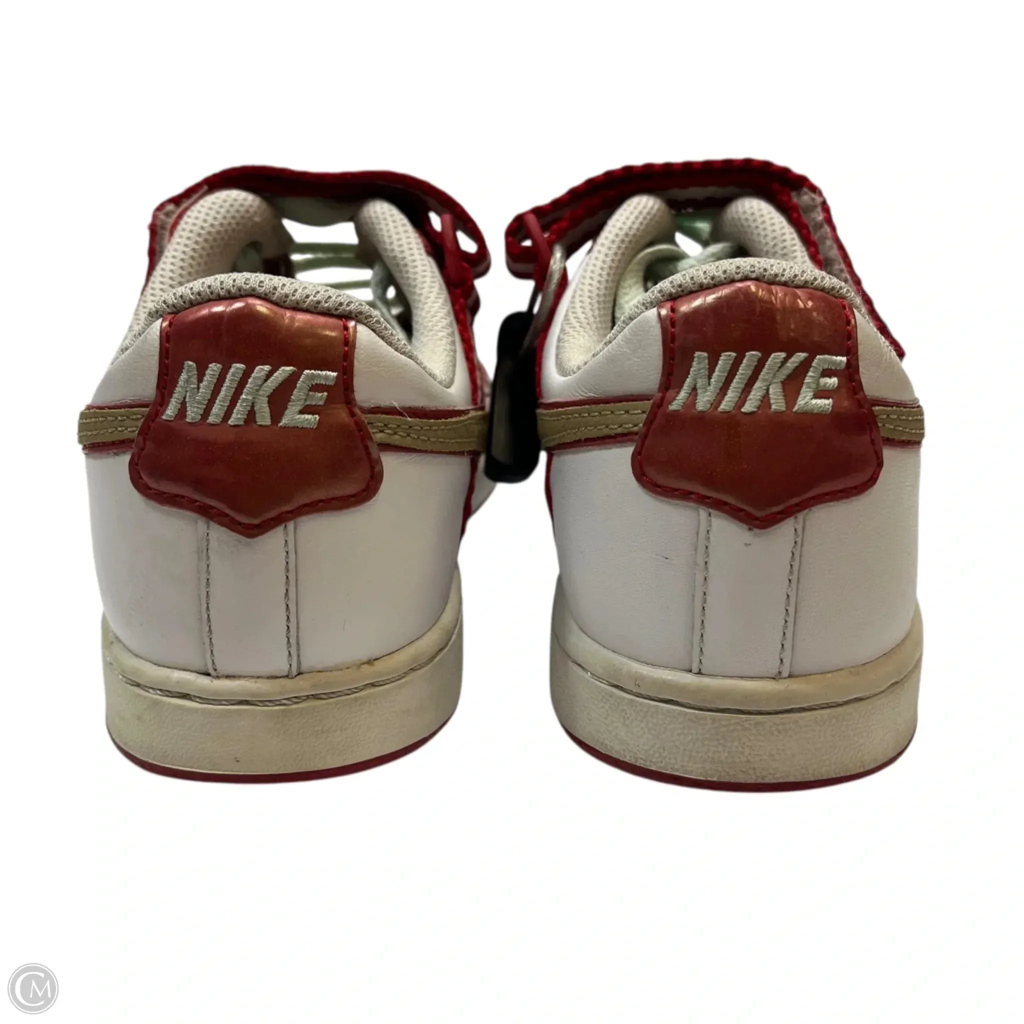 Shoes Sneakers By Nike In Red & White, Size: 7