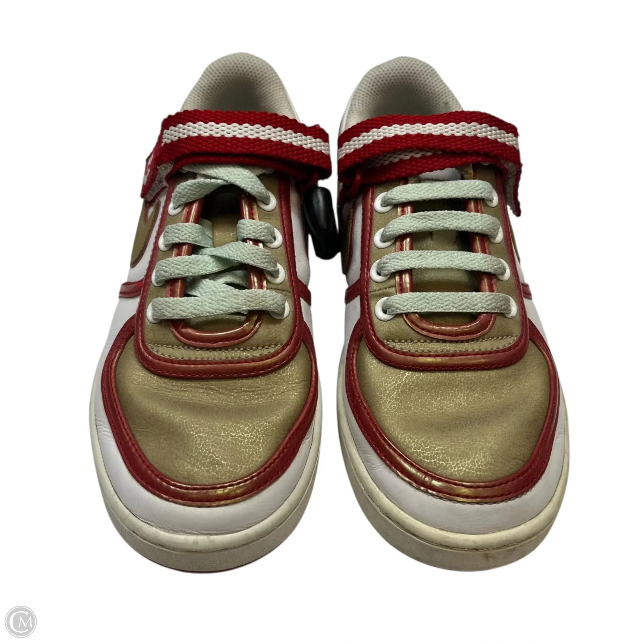 Shoes Sneakers By Nike In Red & White, Size: 7