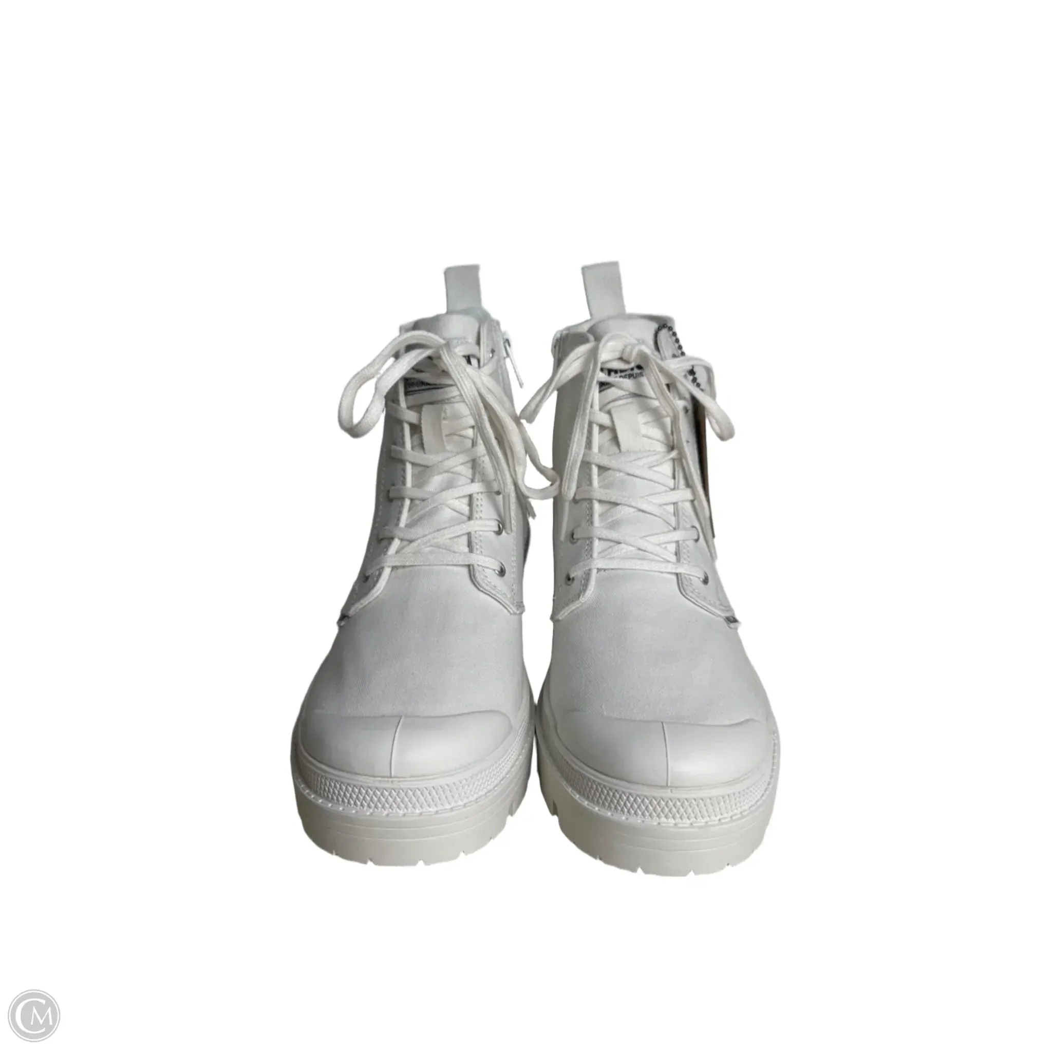 Shoes Sneakers By PALLADIUM In White, Size: 8.5