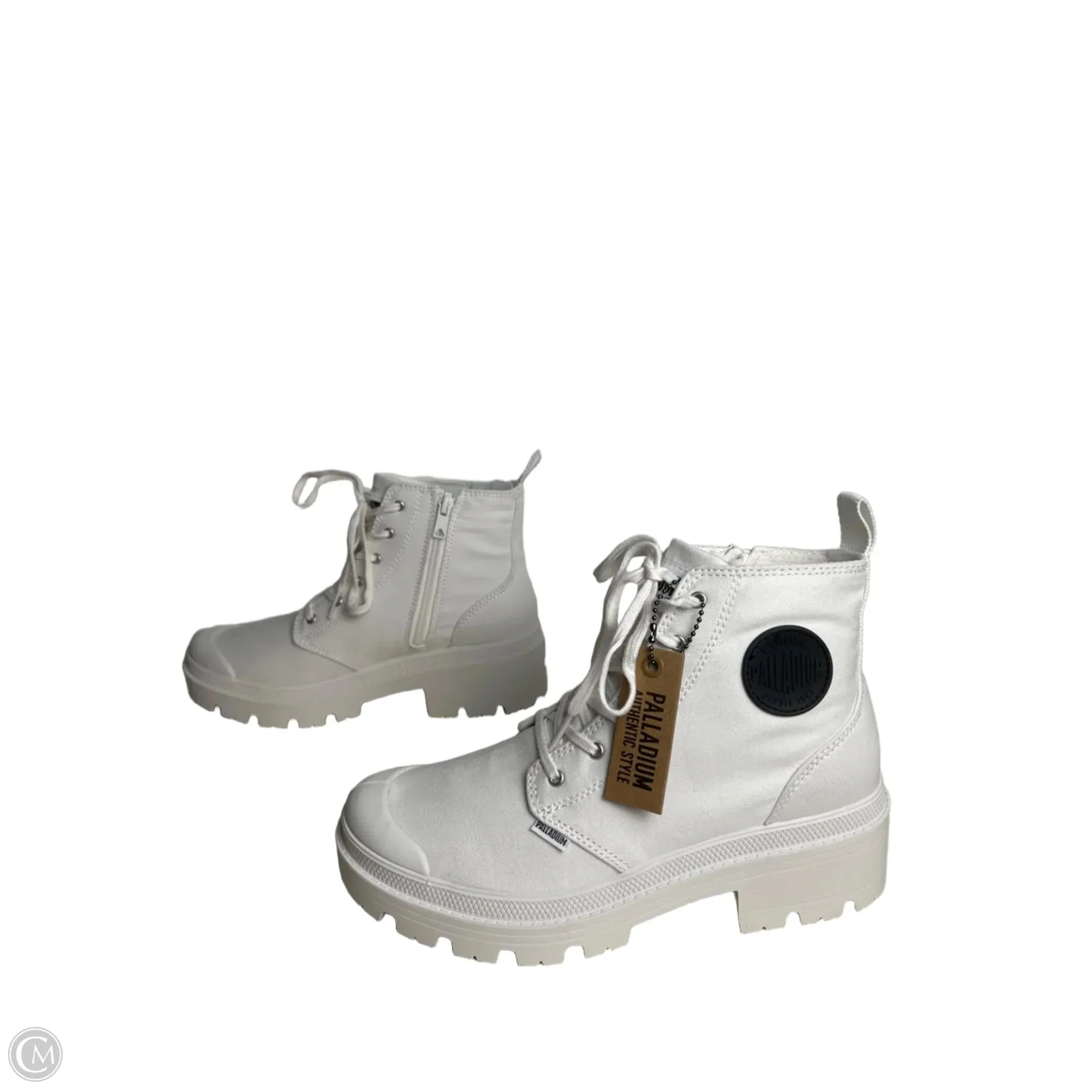 Shoes Sneakers By PALLADIUM In White, Size: 8.5