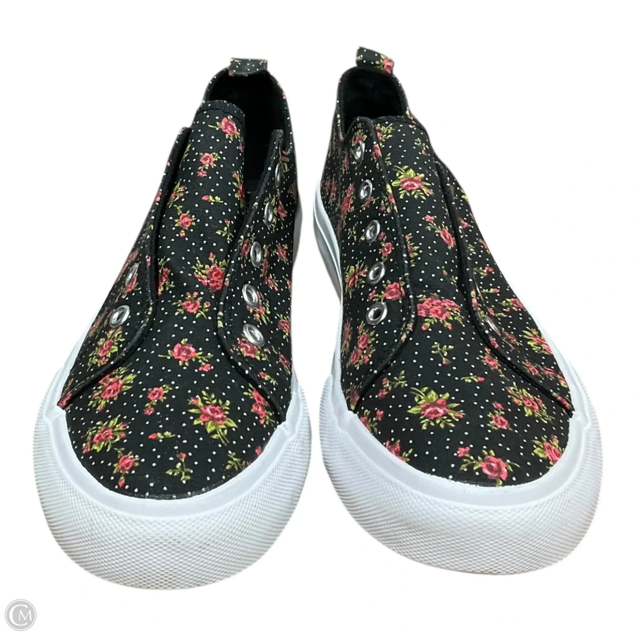 Shoes Sneakers By Serra In Floral Print, Size: 9