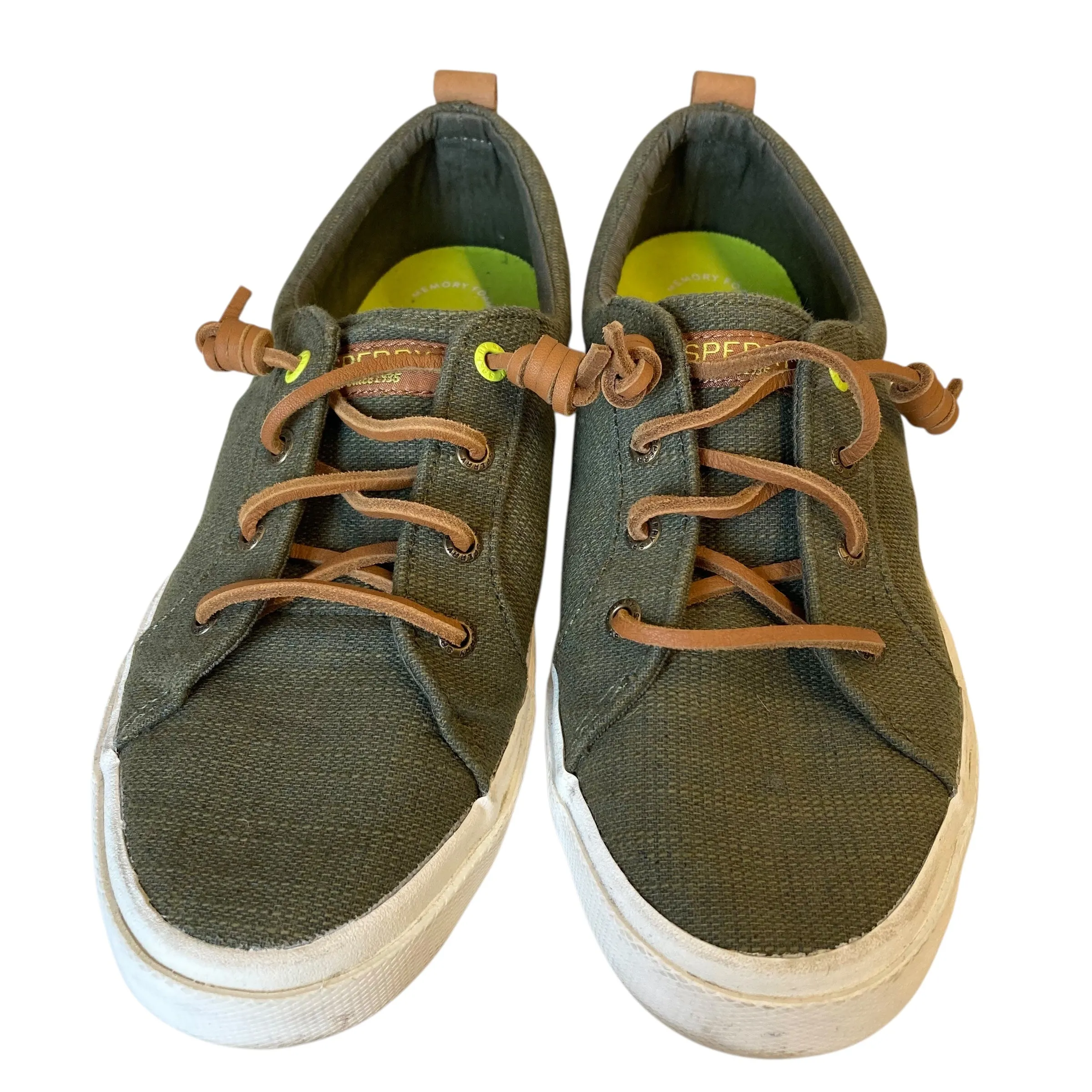 Shoes Sneakers By Sperry In Green, Size:7
