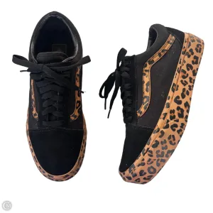 Shoes Sneakers By Vans In Black & Brown, Size: 8.5