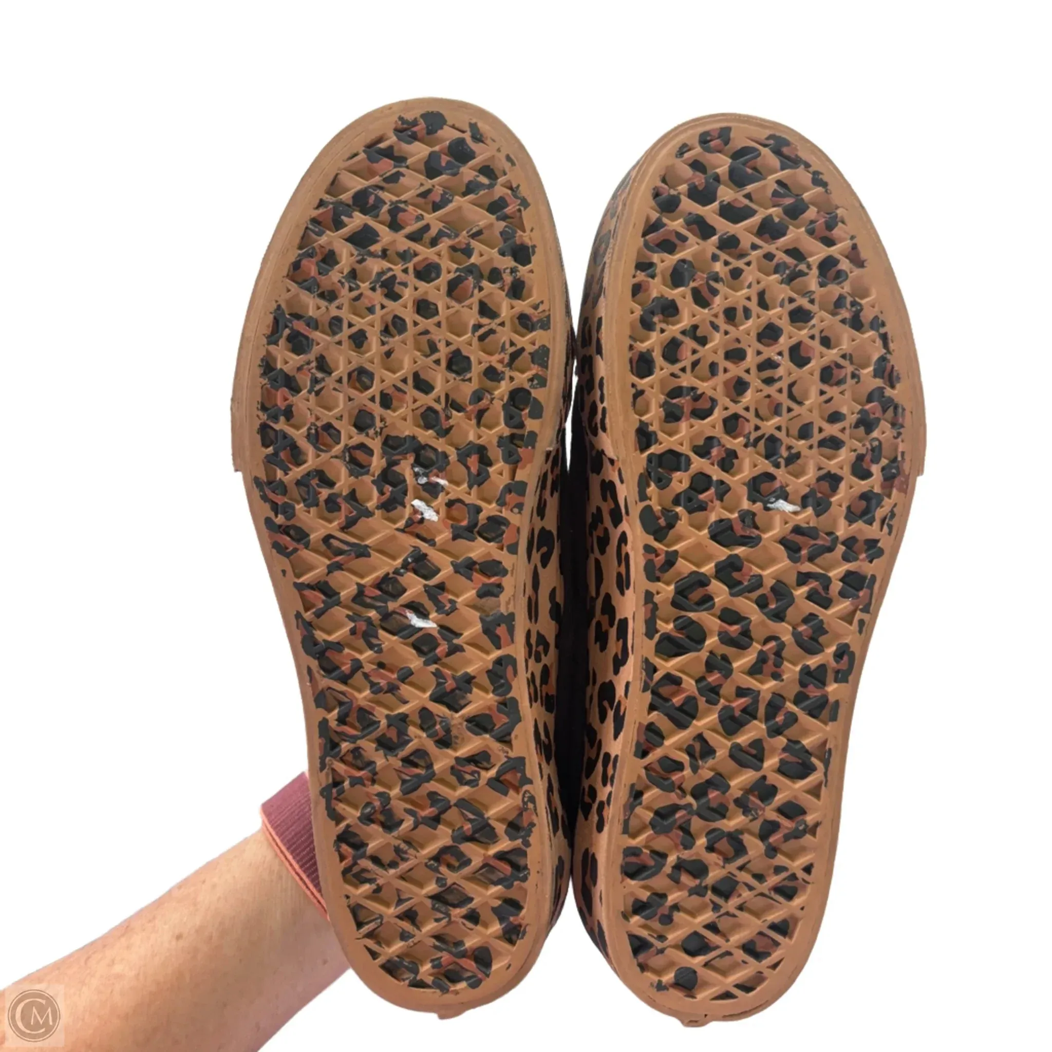 Shoes Sneakers By Vans In Black & Brown, Size: 8.5