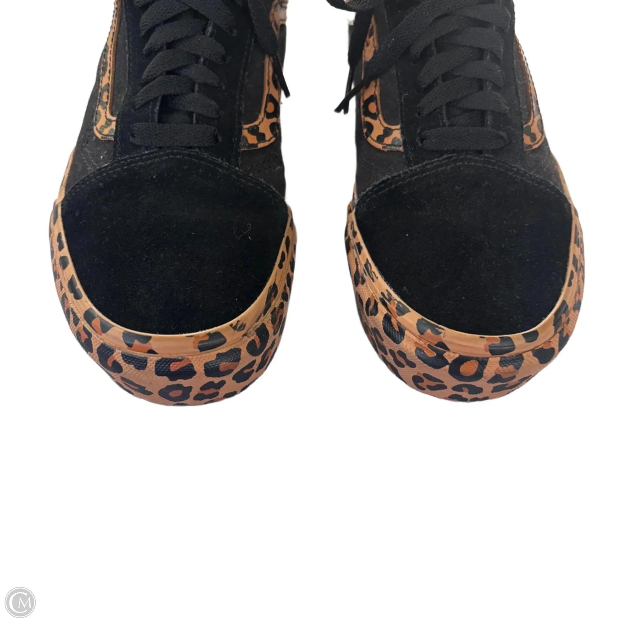 Shoes Sneakers By Vans In Black & Brown, Size: 8.5