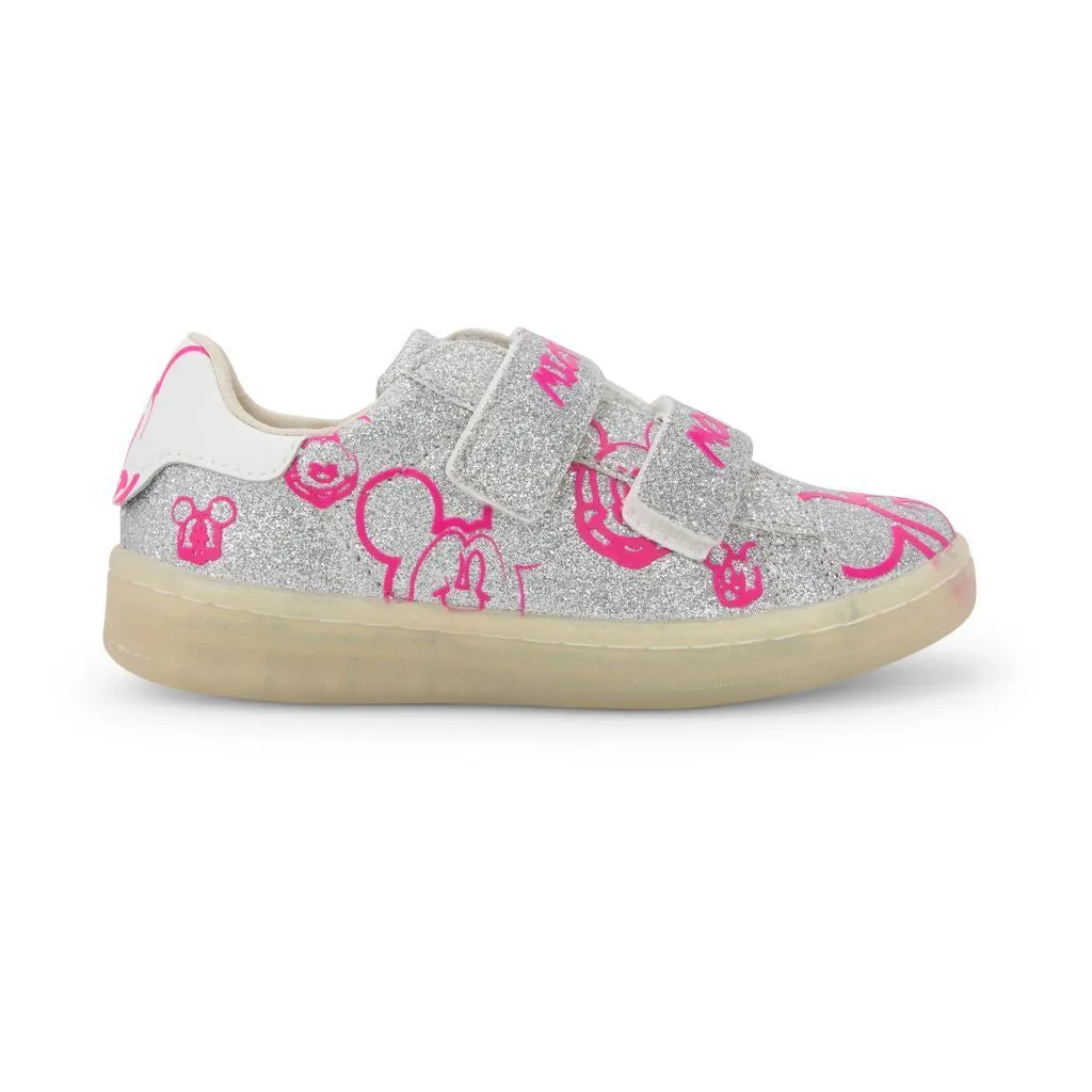 Silver Glitter Disney Gallery Shoes