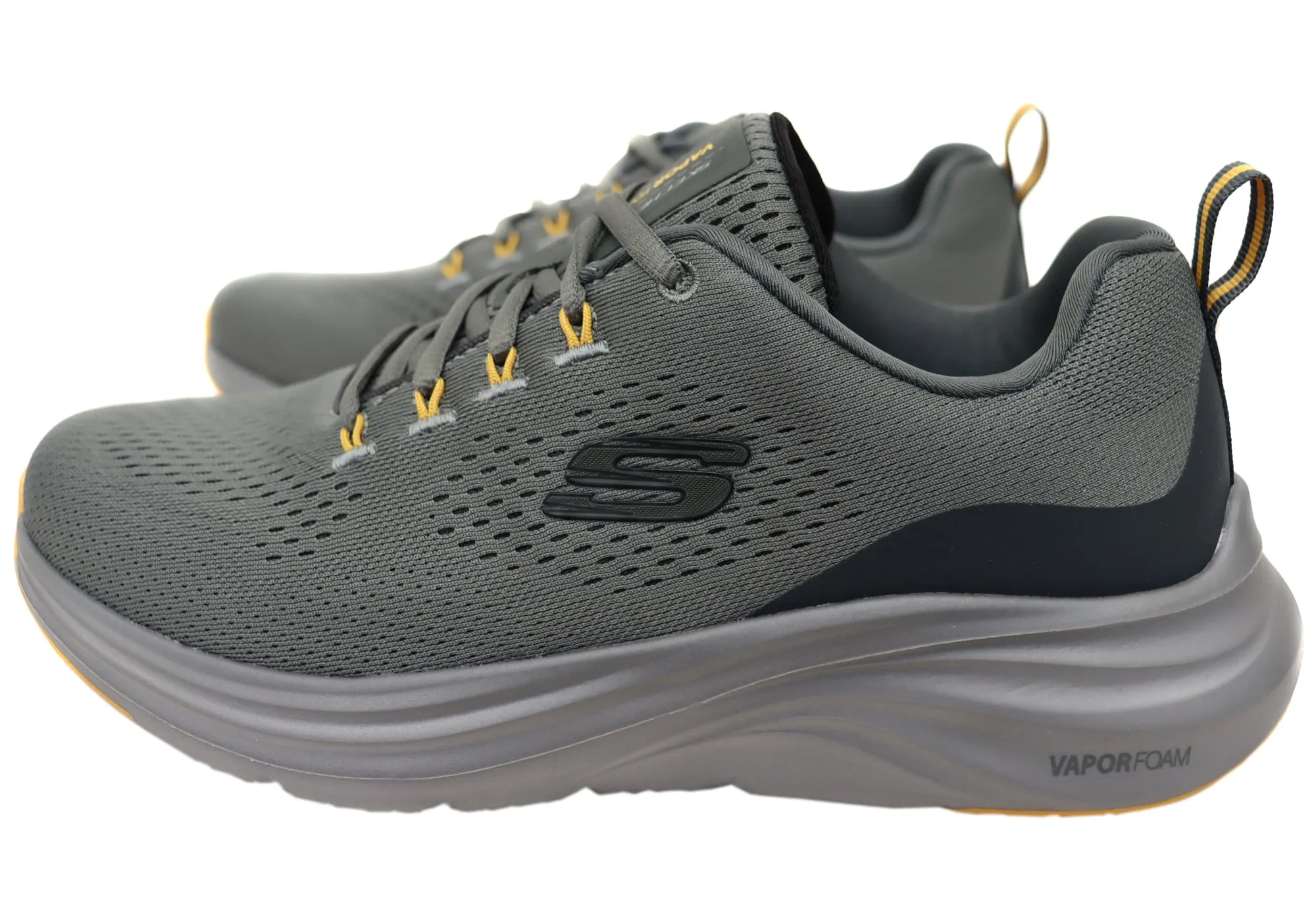 Skechers Mens Vapor Foam Comfortable Lace Up Athletic Shoes