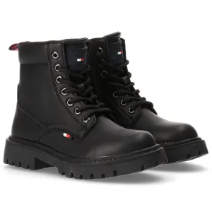 Tommy Hilfiger Lace Up Boot Black