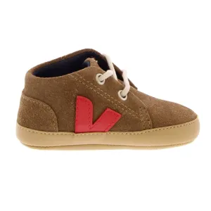 Veja Baby Slippers Brown Pekin