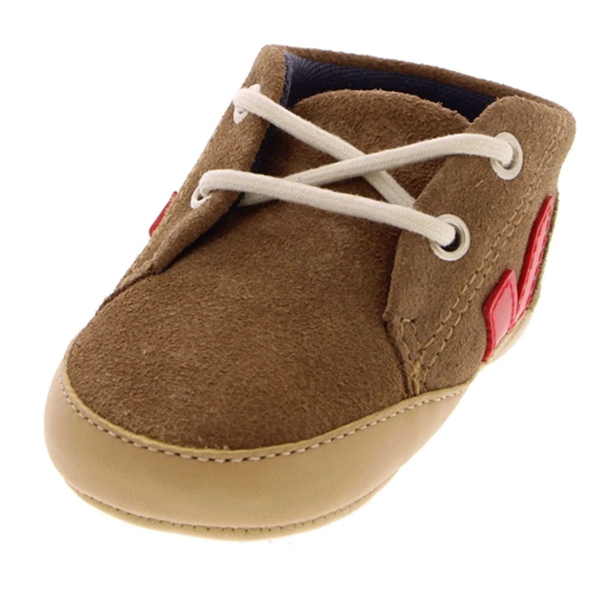 Veja Baby Slippers Brown Pekin
