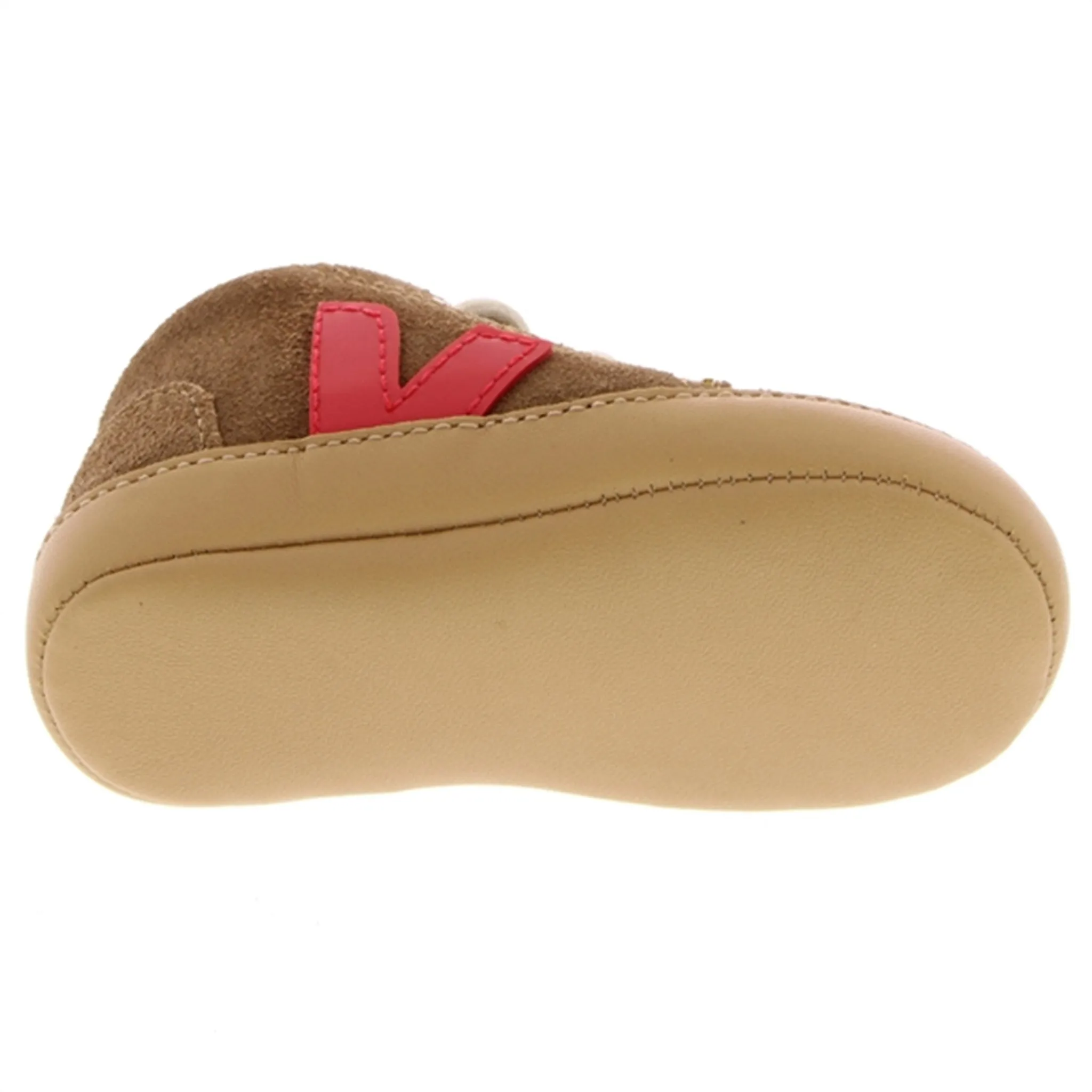 Veja Baby Slippers Brown Pekin